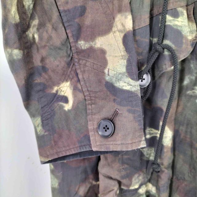 Ground Y(グラウンドワイ) Camouflage Pattern Viyella Puckering Mods Coat メンズ JPN：3 【中古】【ブランド古着バズストア】_4