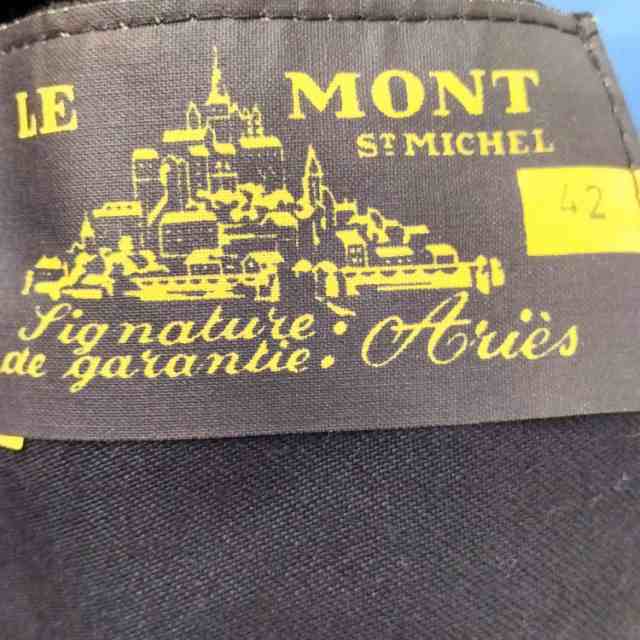 LE MONT ST MICHEL(ルモンサンミッシェル) 50s ブラックモールスキンジャケット メンズ 42【中古】【ブランド古着バズストア】