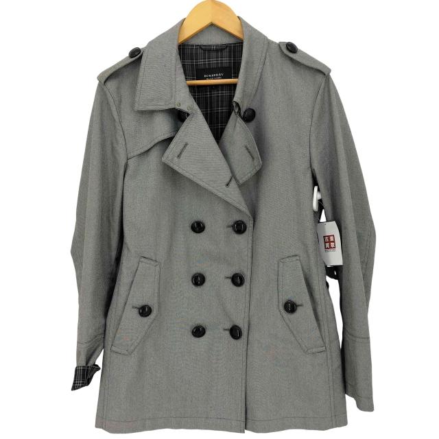 BURBERRY BLACK LABEL(バーバリーブラックレーベル) 背抜き ショートトレンチコート レディース import：L 【中古】【ブランド古着バズストア】の通販は