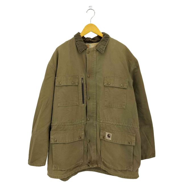 Carhartt(カーハート) 90s USA製 裏地ブランケット ダック地 カバーオール メンズ import：XL 【中古】【ブランド古着バズストア】