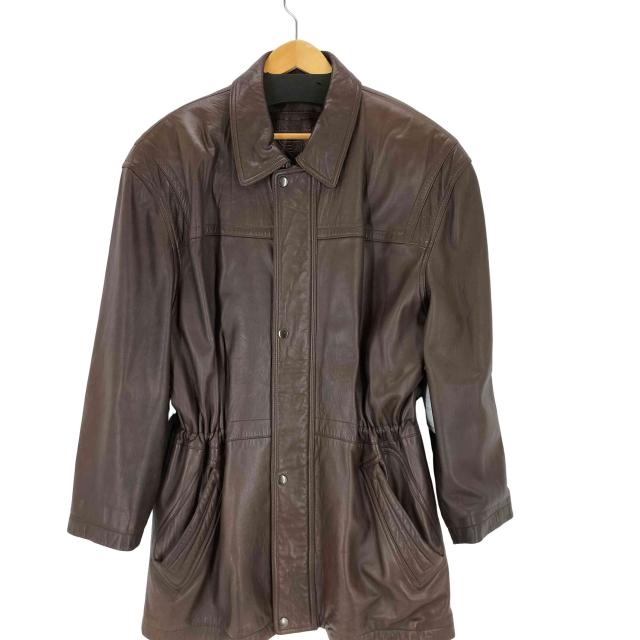 USED古着(ユーズドフルギ) {{nonchalant ans}}ウエストコード ラムレザーハーフコート メンズ JPN：L 【中古】【ブランド古着バズストア】