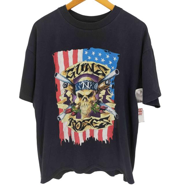 USED古着(ユーズドフルギ) ハードロックバンド 両面プリント クルーネック ツアーTシャツ メンズ 表記無 【中古】【ブランド古着バズストア】