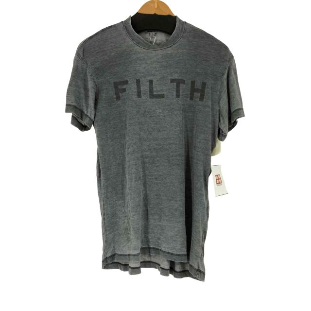 JADED LONDON(ジェイディッドロンドン) FILYH GREY GRINDLE BURNOUT TEE メンズ JPN：XS 【中古】【ブランド古着バズストア】
