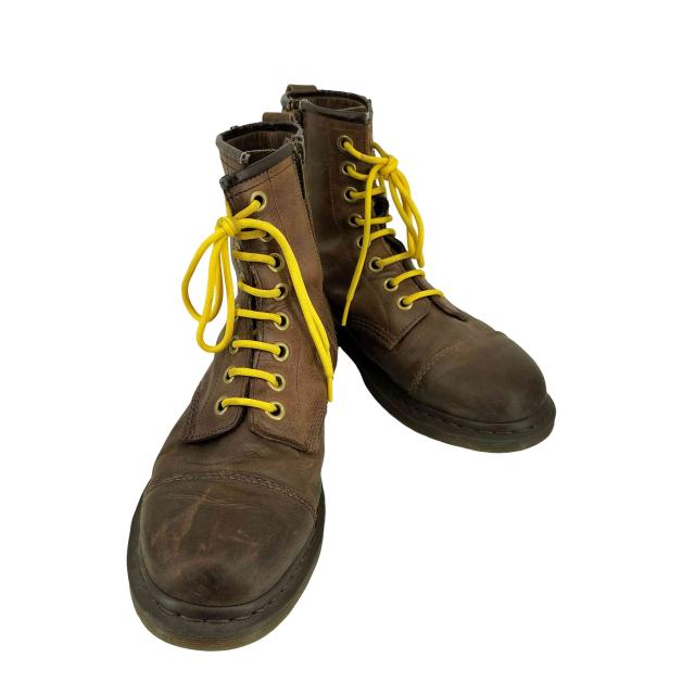 Dr.Martens(ドクターマーチン) ブラウンレザー 8ホールブーツ  メンズ UK：10 【中古】【ブランド古着バズストア】