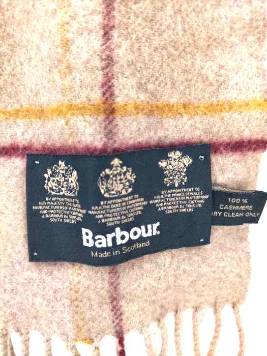 Barbour(バブアー) カシミヤ チェック柄マフラー メンズ