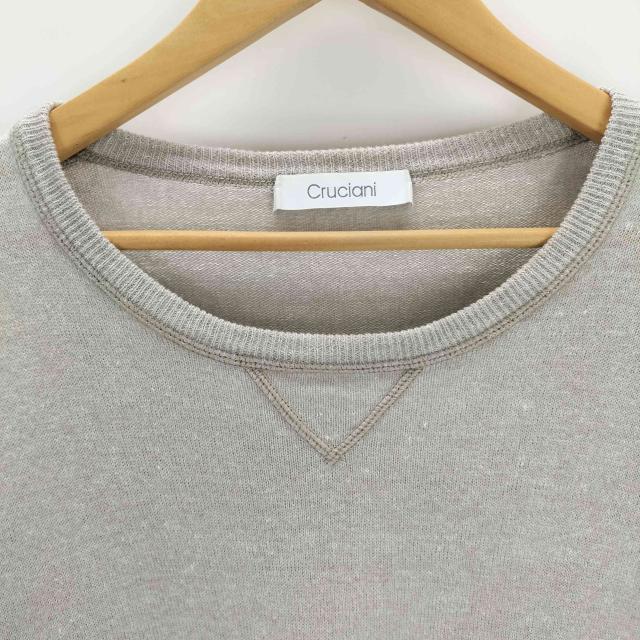 Cruciani(クルチアーニ) リネンシルクブレンド 前Vニット メンズ 56  
