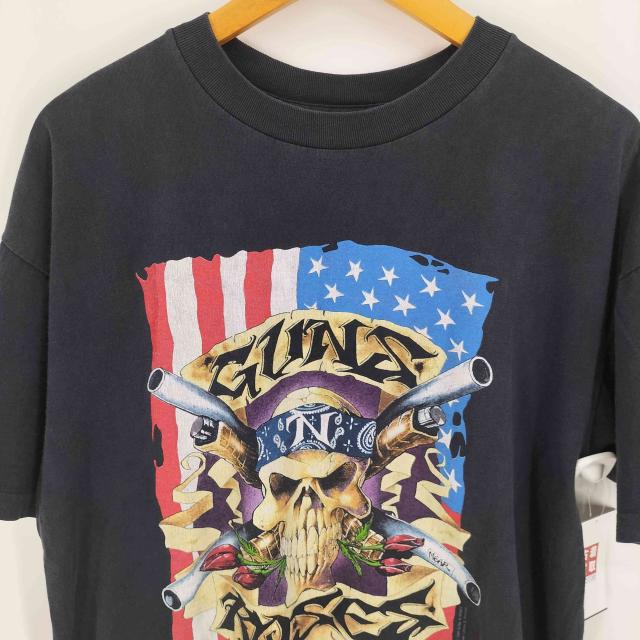 USED古着(ユーズドフルギ) ハードロックバンド 両面プリント クルーネック ツアーTシャツ メンズ 表記無 【中古】【ブランド古着バズストア】_2
