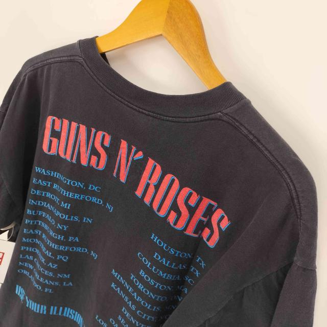 USED古着(ユーズドフルギ) ハードロックバンド 両面プリント クルーネック ツアーTシャツ メンズ 表記無 【中古】【ブランド古着バズストア】_3