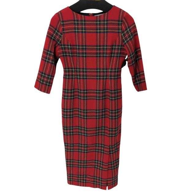 JENNE(ジェンヌ) フレンチレトロチェックワンピース レディース JPN：S 【中古】【ブランド古着バズストア】