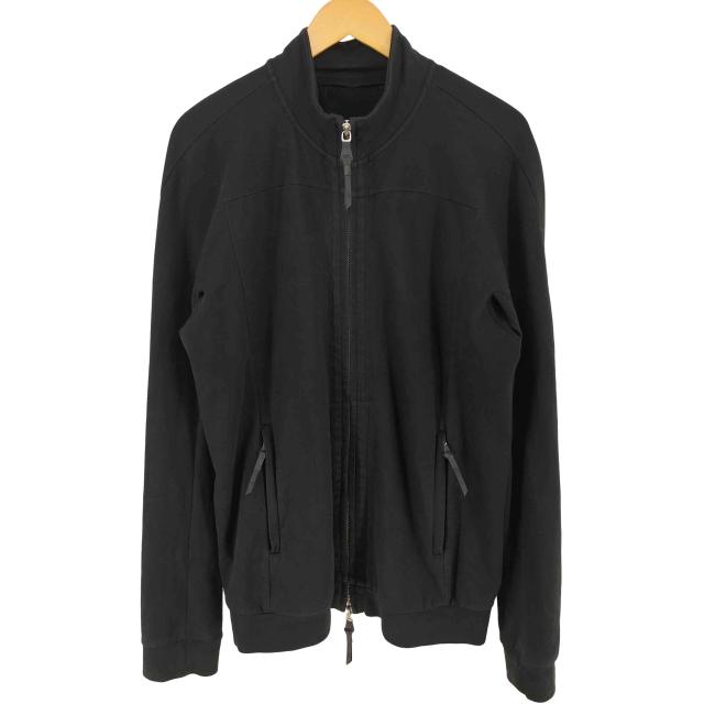 USED古着(ユーズドフルギ) 11 by Boris Bidjan Saberi  バックロゴ刺繍 ジップアップスウェットジャケット メンズ 表記無 【中古】【ブランド古着バズストア】 USED古着(ユーズドフルギ) 11 by Boris Bidjan Saberi バックロゴ刺繍