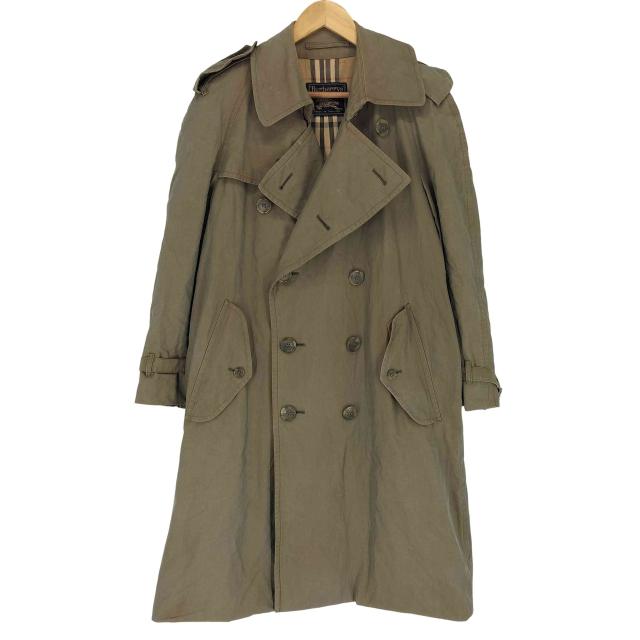 BURBERRYS(バーバリーズ) MADE IN ENGLAND 玉虫 裏地ノバチェックトレンチコート メンズ 表記無 【中古】【ブランド古着バズストア】