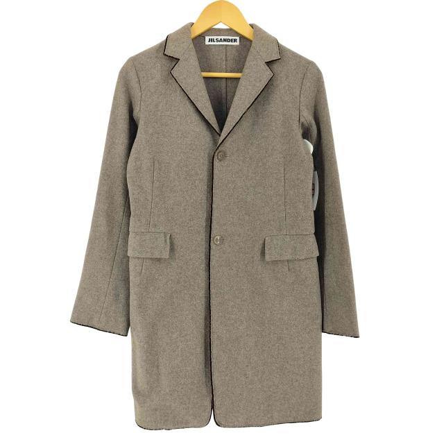 JIL SANDER(ジルサンダー) 90-00s パイピング チェスターコート メンズ  34【中古】【ブランド古着バズストア】