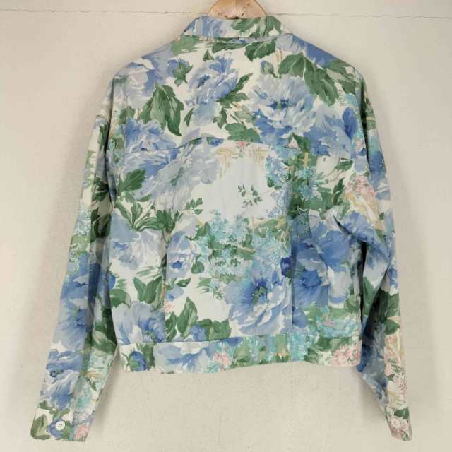 USED古着(ユーズドフルギ) {{CAMP ANDERSON CALIFORNIA}} ボタニカルペイント柄トラッカージャケット MADE IN USA レディース  S【中古】【ブランド古着バズストア】の通販は