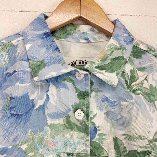 USED古着(ユーズドフルギ) {{CAMP ANDERSON CALIFORNIA}} ボタニカルペイント柄トラッカージャケット MADE IN USA レディース  S【中古】【ブランド古着バズストア】の通販は
