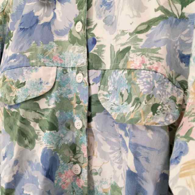 USED古着(ユーズドフルギ) {{CAMP ANDERSON CALIFORNIA}} ボタニカルペイント柄トラッカージャケット MADE IN USA レディース  S【中古】【ブランド古着バズストア】の通販は