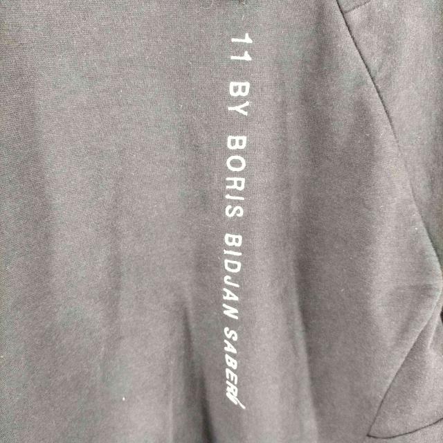 USED古着(ユーズドフルギ) 11 by Boris Bidjan Saberi  バックロゴ刺繍 ジップアップスウェットジャケット メンズ 表記無 【中古】【ブランド古着バズストア】 USED古着(ユーズドフルギ) 11 by Boris Bidjan Saberi バックロゴ刺繍