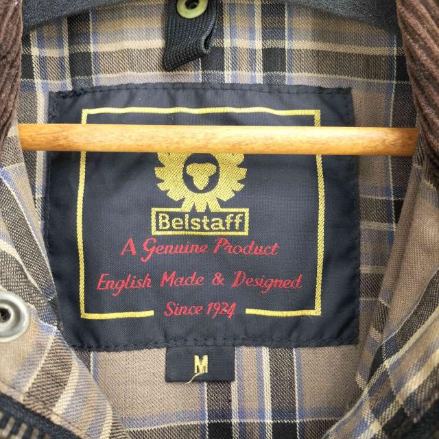 Belstaff(ベルスタッフ) イタリア製 裏地チェック オイルド トライアルマスタージャケット メンズ import：M 【中古】【ブランド古着バズストア】_5