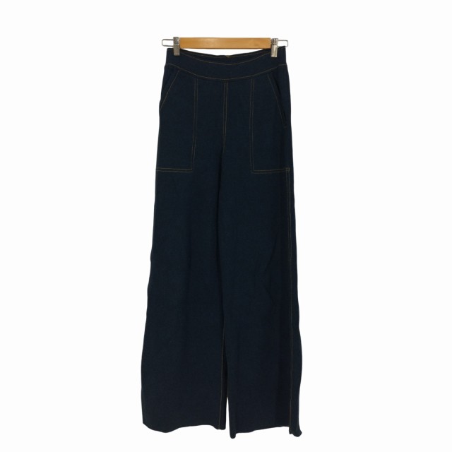 ZARA(ザラ) DENIM EFFECT KNIT PANTS デニムエフェクト ニットパンツ