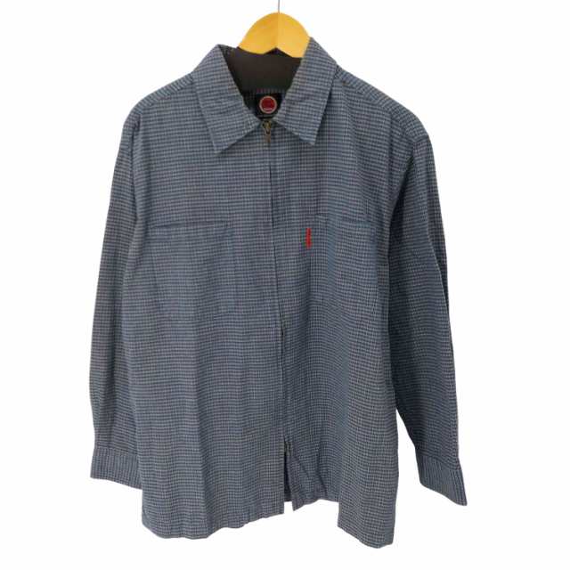 LUCKY STRIKE(ラッキーストライク) 90S フロントポケット チェックコットンジャケット メンズ import：M 【中古】【ブランド古着バズストア】