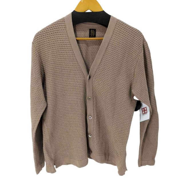 BATONER(バトナー) 24SS WOODPULP SUMMER KNIT V NECK CARDIGAN メンズ JPN：2 【中古】【ブランド古着バズストア】