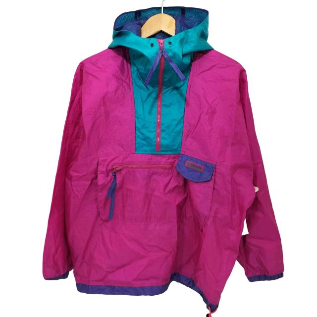 Columbia(コロンビア) 90S 三角タグ マルチカラー  フーデットナイロンジャケット メンズ import：M 【中古】【ブランド古着バズストア】の通販は 4,900円