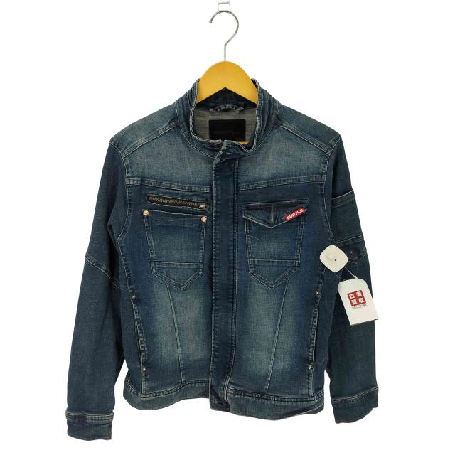 USED古着(ユーズドフルギ) {{BURTLE}} クレイジーストレッチデニムジャケット メンズ import：M 【中古】【ブランド古着バズストア】 デニムジャケット