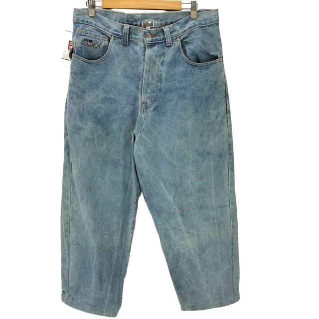 USED古着(ユーズドフルギ) {{Blind}} Skateboards 90S ボタンフライ バギー デニム パンツ メンズ  XL【中古】【ブランド古着バズストア】