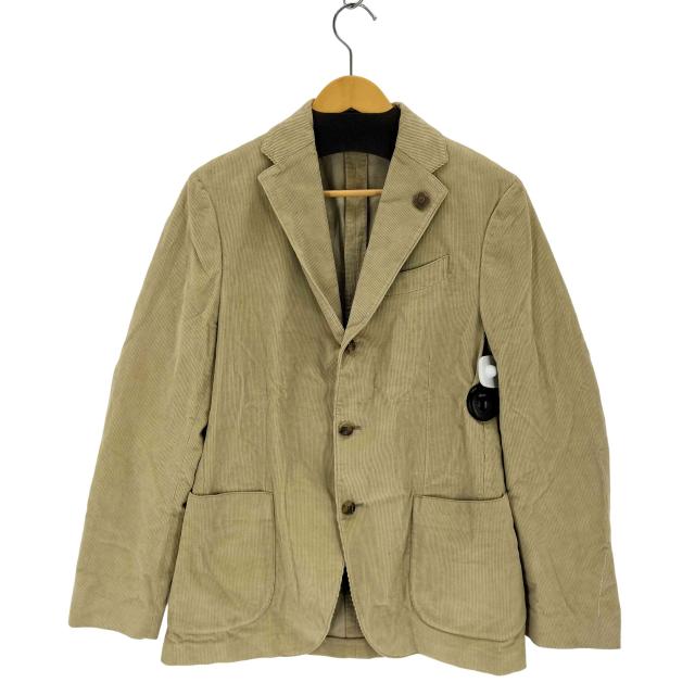 LARDINI(ラルディー二) イタリア製 3B コーデュロイテーラードジャケット メンズ  46【中古】【ブランド古着バズストア】