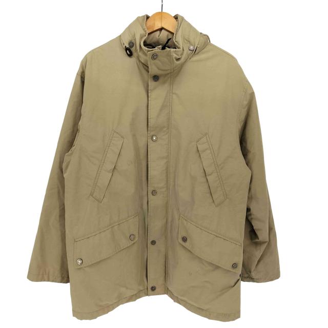 Polo by RALPH LAUREN(ポロバイラルフローレン) 90S 裏地フリース パッカブルフード スタンドカラー比翼ハーフコート メンズ import：L 【中古】【ブランド古着バズストア】 12,532円