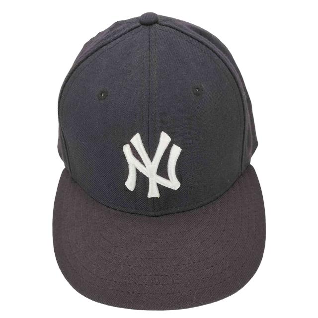 NEW ERA(ニューエラ) 90S MADE IN USA NY刺繍 6パネルベースボールキャップ グレーブリム メンズ  7 5/8 61cm 【中古】【ブランド古着バズストア】