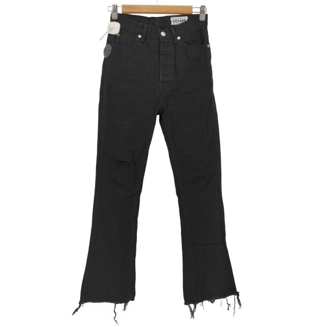 holiday(ホリデイ) DAMAGE DENIM HIGH WAIST SKINNY FLARE PANTS レディース SH/1【中古】【ブランド古着バズストア】