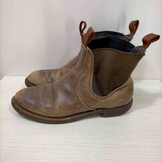 RED WING(レッドウィング) 90S USA製 8191 サイドゴア CHELSEA RANCHER チェルシーランチャー チェルシーブーツ  メンズ 7 1/2E【中古】｜au PAY マーケット