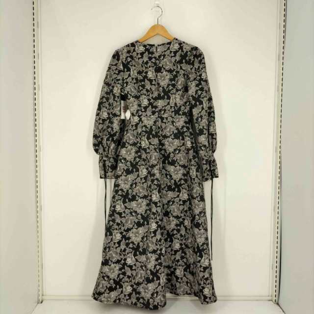 Melt the lady(メルトザレディ) flower jacquard long dress フラワー