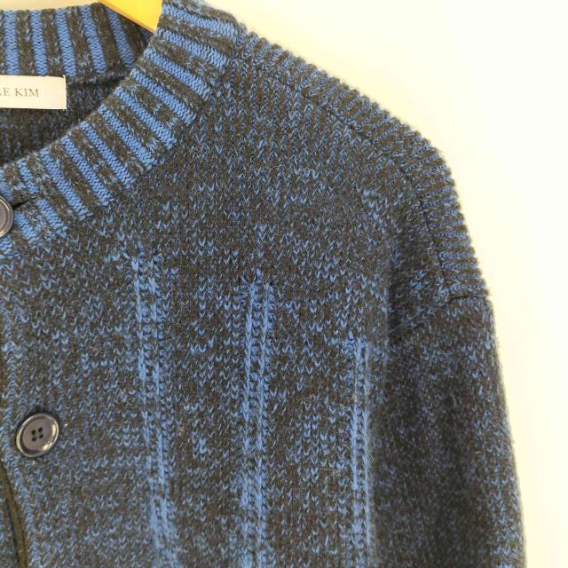 USED古着(ユーズドフルギ) JUNTAE KIM 24AW BICOLOR CORSET KNIT CARDIGAN バイカラー コルセット ニット カーディガン メンズ import：M 【中古】【ブランド古着バズストア】