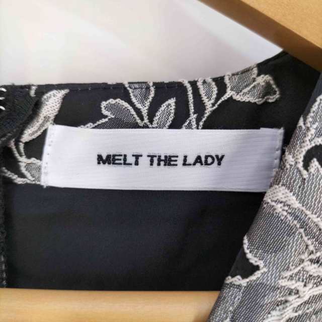 Melt the lady(メルトザレディ) flower jacquard long dress フラワー