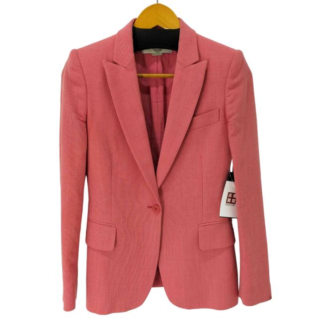 STELLA McCARTNEY テーラードジャケット 36(XS位) ピンク