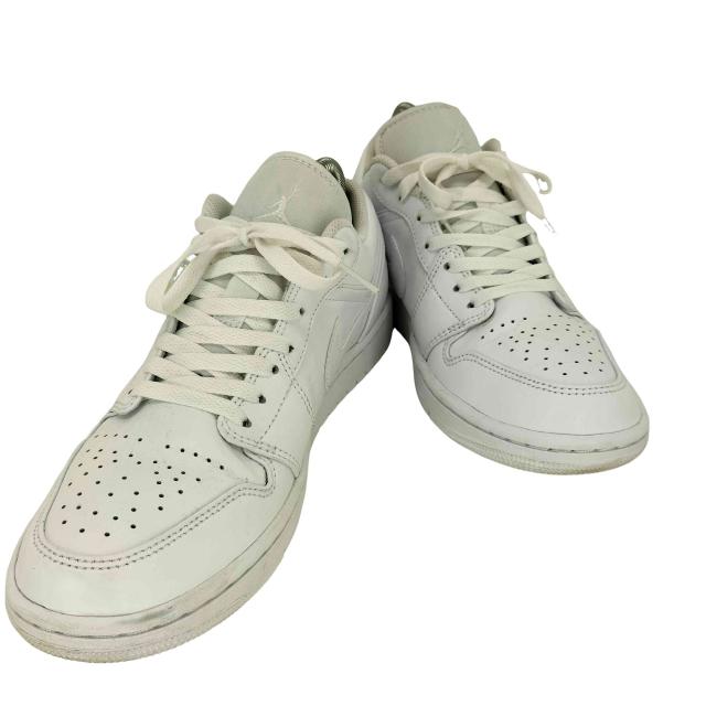 JORDAN BRAND(ジョーダンブランド) AIR JORDAN 1 LOW Triple White メンズ JPN：27 【中古】【ブランド古着バズストア】