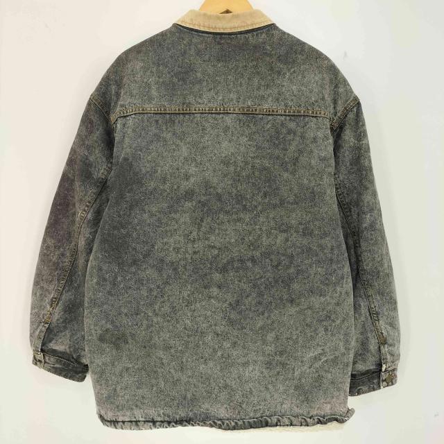 Lee(リー) 70-80s ケミカルウォッシュ ブラックデニム 裏ボア