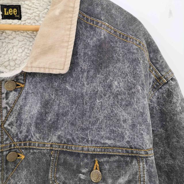 70sヴィンテージ古着　Lee リー裏ボアデニムカバーオールジャケット　Lくらい Lee - Lee カバーオール 裏地ボア デニムジャケット USED加工の通販 by