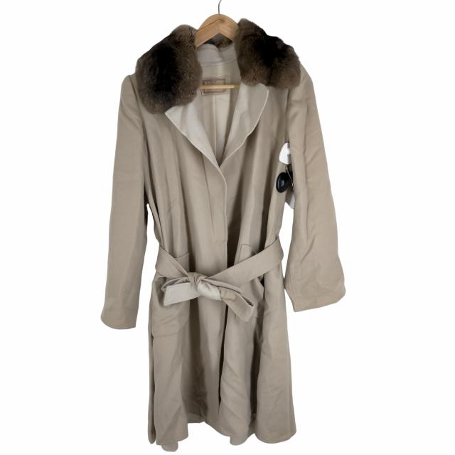 FOXEY(フォクシー) FOXEY BOUTIQUE カシミヤ100% ファーコート レディース 40【中古】【ブランド古着バズストア】 その他アウター