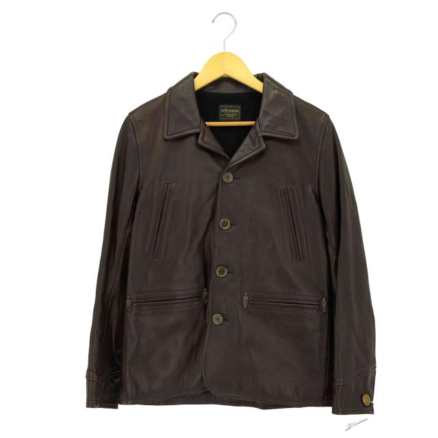 BY GLADHAND(バイグラッドハンド) カウレザー カーコート メンズ import：S 【中古】【ブランド古着バズストア】