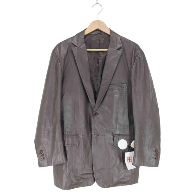USED古着(ユーズドフルギ) 2Bラムレザーテーラードジャケット メンズ  L【中古】【ブランド古着バズストア】