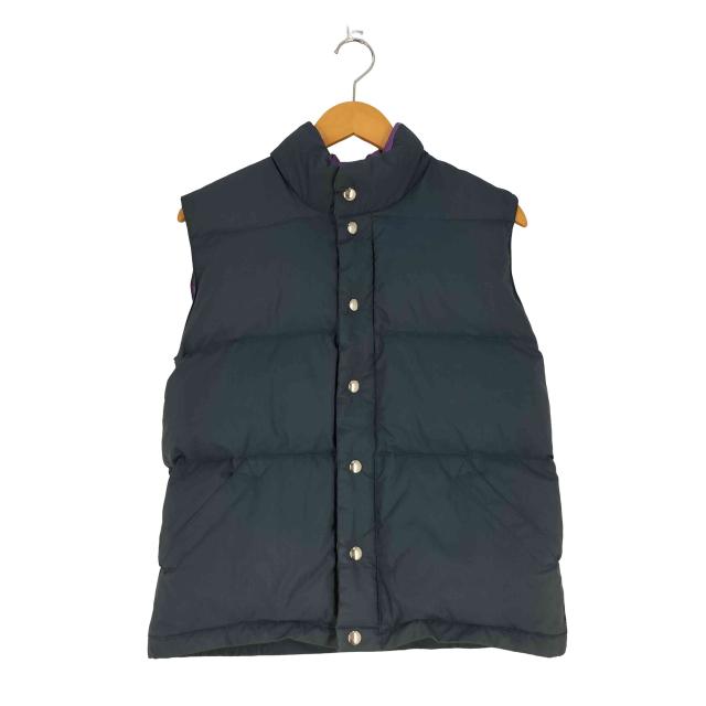 CRESCENT DOWN WORKS(クレセントダウンワークス) USA製ダブルジップ  DOWN ダウンベスト メンズ import：S 【中古】【ブランド古着バズストア】