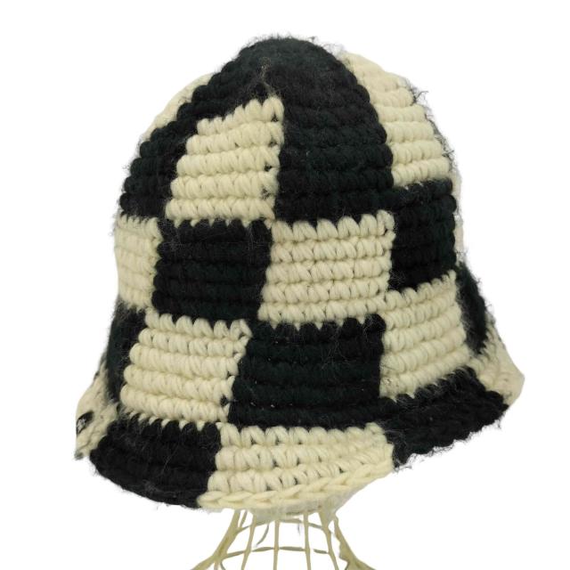 未使用STUSSY 23AW BUCKET HAT CHECKER KNIT Stussy(ステューシー) 23AW Checker Knit Bucket Hat メンズ 57cm