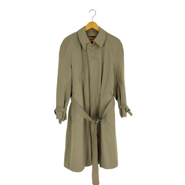 AQUASCUTUM(アクアスキュータム) 70-80s 英国製 裏地チェック ライナー付き 玉虫 ステンカラーコート メンズ 表記無 【中古】【ブランド古着バズストア】