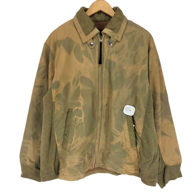 Needles(ニードルズ) ブリーチデザイン 裏フリース ジップアップジャケット メンズ JPN：M 【中古】【ブランド古着バズストア】