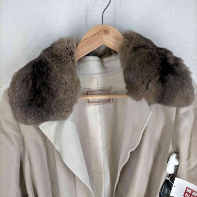 FOXEY(フォクシー) FOXEY BOUTIQUE カシミヤ100% ファーコート レディース 40【中古】【ブランド古着バズストア】 その他アウター