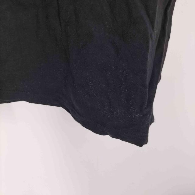 USED古着(ユーズドフルギ) 00S Hanes ボディ 二枚タグ 騙し絵 プリント 空と水 Tシャツ メンズ import：XL 【中古】【ブランド古着バズストア】