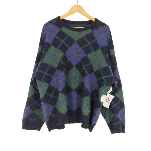 NEIGHBORHOOD(ネイバーフッド) ARGYLE PATTERN MOHAIR SWEATER  メンズ  L【中古】【ブランド古着バズストア】