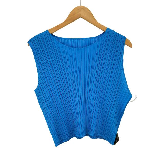 ミーイッセイミヤケ　ノースリーブプリーツカットソー ISSEY MIYAKE ノースリーブ プリーツ カットソー ISSEY MIYAKE
